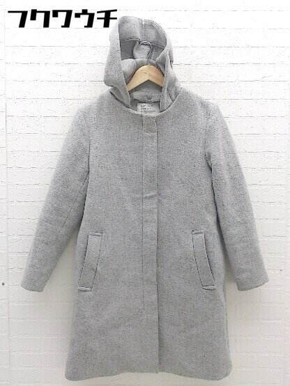 ■ BAYFLOW ベイフロー 2way ジップアップ コート サイズ2 グレー レディース 【中古】