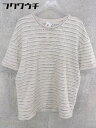 ◇ ZARA ザラ ボーダー 半袖 Tシャツ カットソー サイズEUR S USA S MEX 38 アイボリー系 マルチ メンズ 【中古】