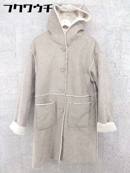■ ALICIA PAGEBOY アリシア ページボーイ 長袖 コート サイズM ベージュ レディース 【中古】