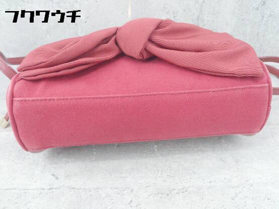 ◇ JILL by JILLSTUART ジル バイ ジルスチュアート リボン ショルダー バッグ レッド レディース 【中古】