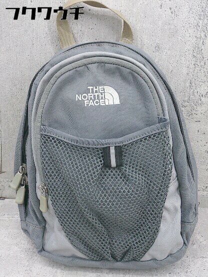 ◇ THE NORTH FACE ノースフェイス キッズ デイパック リュック グレー レディース メンズ 【中古】