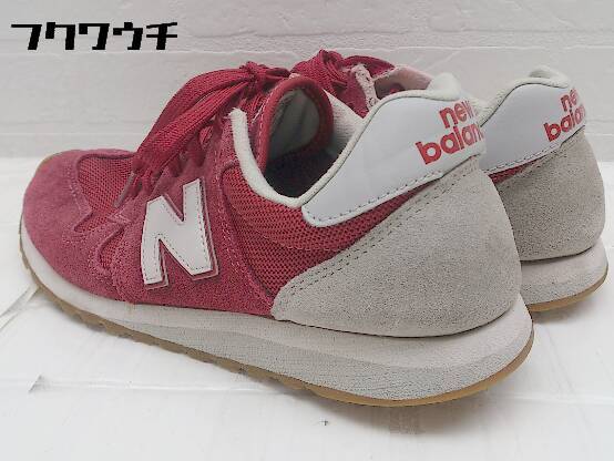 ◇ New Balance ニューバランス U520AH スニーカー シューズ サイズ24cm レッド グレー系 レディース 【中古】