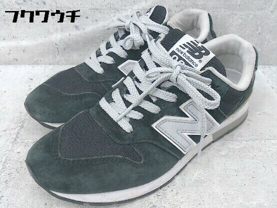 ◇ New Balance ニューバランス MRL996BL スニーカー シューズ サイズ23 ブラック グレー レディース 【中古】