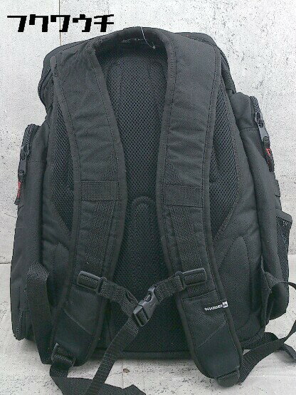 ■ QUIKSILVER クイックシルバー バックパック リュックサック ブラック レッド メンズ レディース 【中古】