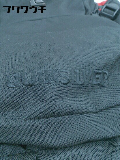 ■ QUIKSILVER クイックシルバー バックパック リュックサック ブラック レッド メンズ レディース 【中古】