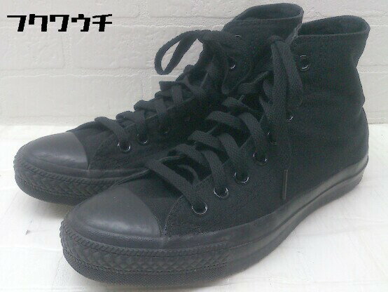 ◇ CONVERSE コンバース 品番記載なし。 ハイカット スニーカー シューズ サイズ25.5cm ブラック メンズ 【中古】