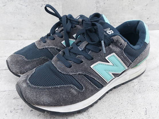  NEW BALANCE j[oX WL565PN Xj[J[ V[Y 23cm lCr[ fB[X yÁz