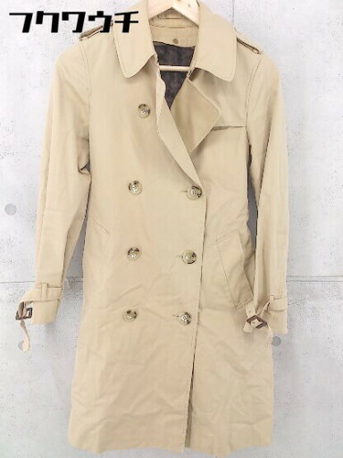 ■ ◎ BEAUTY & YOUTH UNITED ARROWS ライナー付 長袖 トレンチ コート サイズM ベージュ レディース 【中古】 ■ ◎ BEAUTY & YOUTH UNITED ARROWS ライナー付 長袖 トレンチ コート サイズM ベージュ レディース 【中古】
