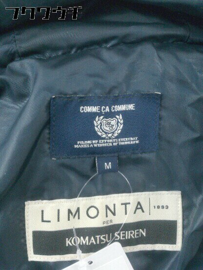 ■ COMME CA COMMUNE コムサコミューン 長袖 ダウン ジャケット サイズM ネイビー メンズ 【中古】