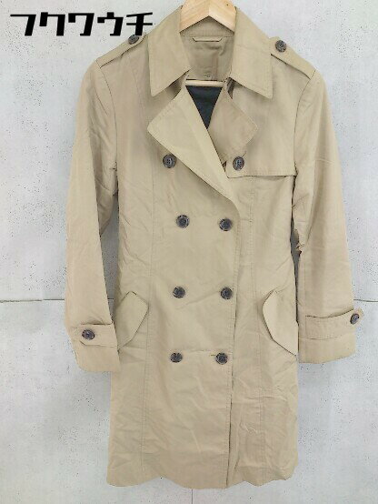 ■ ◎ THE SUIT COMPANY ザ スーツカンパニー ライナー付 長袖 トレンチ コート サイズ40 ベージュ レディース 【中古】(4)