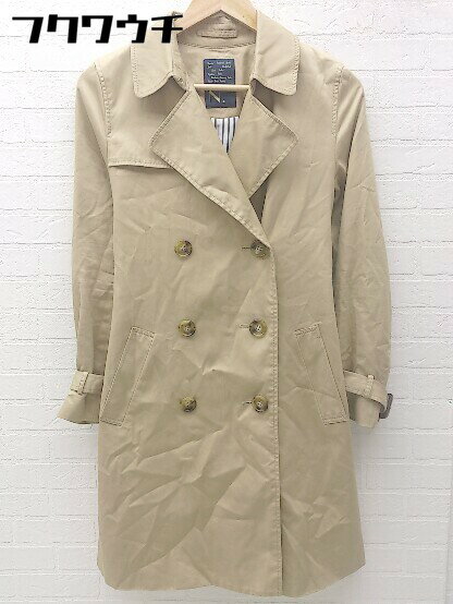 ■ ◎ N. Natural Beauty Basic エヌ 長袖 トレンチ コート サイズM ベージュ レディース 【中古】