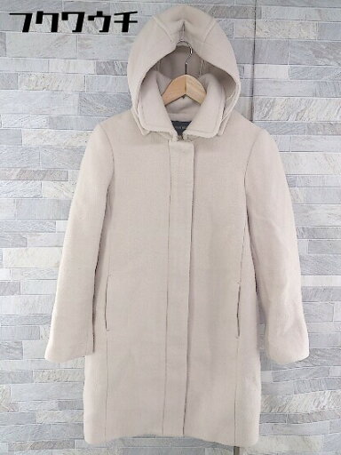■ ◎ URBAN RESEARCH アーバンリサーチ フード付き 長袖 コート サイズ36 ベージュ系 レディース 【中古】 ■ ◎ URBAN RESEARCH アーバンリサーチ フード付き 長袖 コート サイズ36 ベージュ系 レディース 【中古】