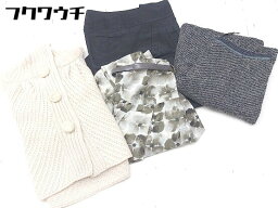 ■ ◎ SPORTMAX まとめ売り4点セット サイズ36&M サイズカシミヤ ニット カーディガン スカート パンツ レディース 【中古】