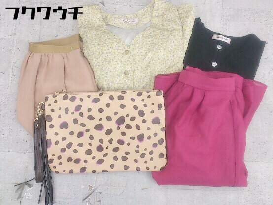 ■ 《 Apuweiser riche まとめ売り5点セット サイズ1&2 ワンピース スカート バッグ レディース 》 【中古】