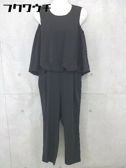 ◇ ROPE PICNIC ロペピクニック ノースリーブ オールインワン サイズ38 ブラック レディース 【中古】
