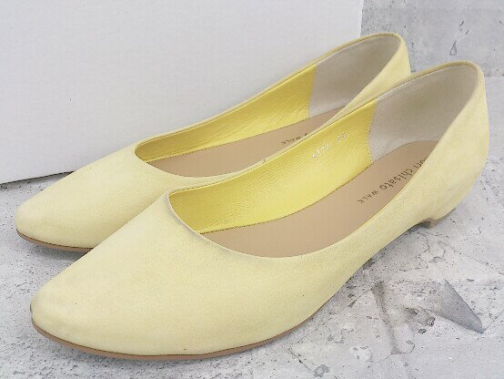 ◇ TSUMORI CHISATO walk ツモリチサト フラット シューズ 24cm イエロー レディース 【中古】