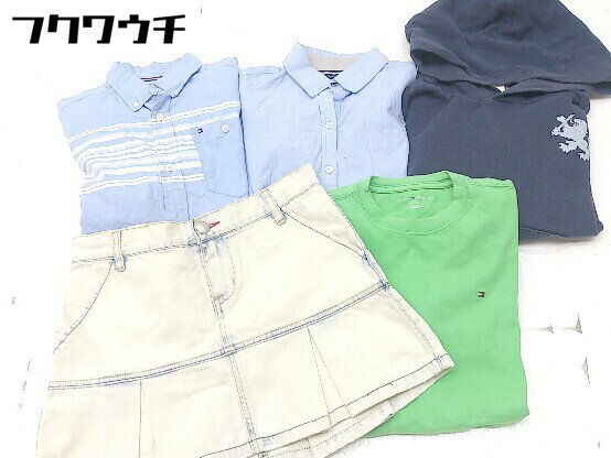 ■ TOMMY JEANS TOMMY HILFIGER 3＆M&Lサイズ混合 キッズ パーカー シャツ カットソー スカート レディース メンズ 【中古】