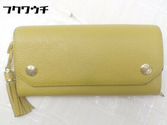 ◇ MAISON DE REEFUR メゾンドリーファー 長財布 ウォレット イエロー レディース 【中古】
