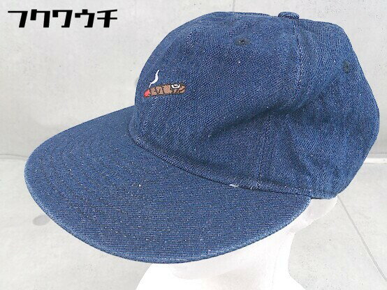 ◇ EBBETS FIELD FLANNEL USA製 スナップバック デニム キャップ 帽子 インディゴ メンズ 【中古】