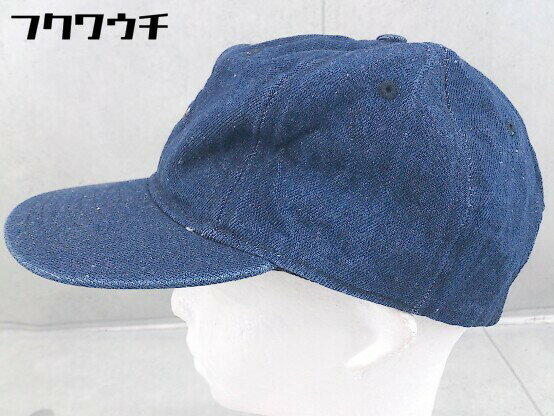 ◇ EBBETS FIELD FLANNEL USA製 スナップバック デニム キャップ 帽子 インディゴ メンズ 【中古】