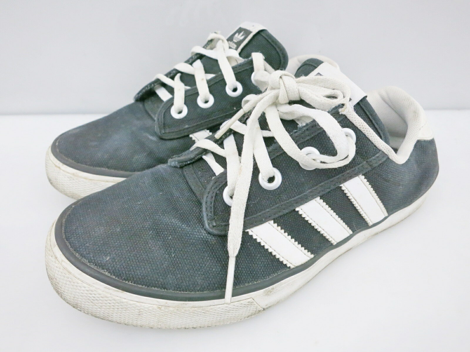  adidas ǥ KIEL  D69233 ܡ 塼 24cm ֥å ۥ磻 ǥ š