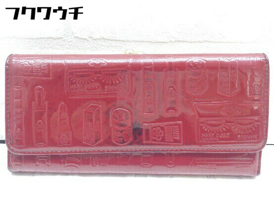 ◇ MARY QUANT マリークヮント 財布 ウォレット レッド レディース 【中古】