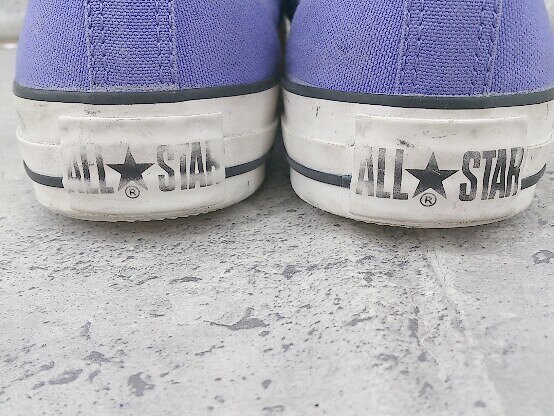 ◇ CONVERSE コンバース ALL STAR WASHEDCANVAS OX - PURPLE 1sc129 スニーカー シューズ 27cm パープル メンズ 【中古】