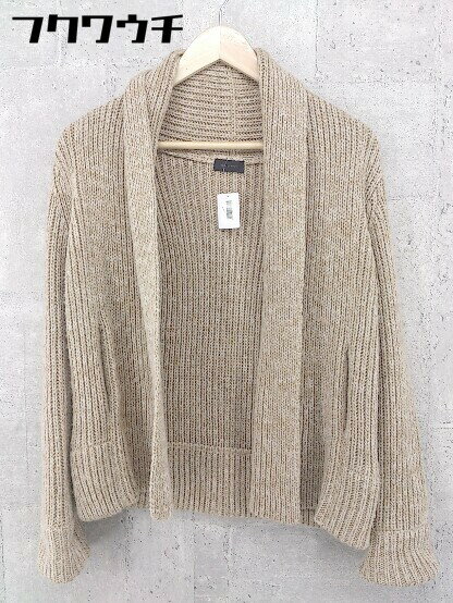 ■ apart by lowrys アパートバイローリーズ LOWRYS FARM 長袖 ニット カーディガン サイズF ベージュ系 レディース 【中古】