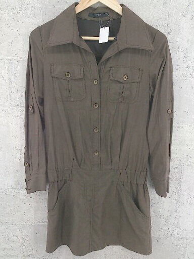 ◇ VICKY ビッキー 長袖 膝丈 ワンピース 2 ブラウン レディース 【中古】 ◇ VICKY ビッキー 長袖 膝丈 ワンピース 2 ブラウン レディース 【中古】
