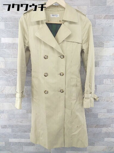 ■ ◎ NOLLEY'S ノーリーズ ライナー付 長袖 トレンチコート サイズ38 ライトベージュ レディース 【中古】 ■ ◎ NOLLEY'S ノーリーズ ライナー付 長袖 トレンチコート サイズ38 ライトベージュ レディース 【中古】