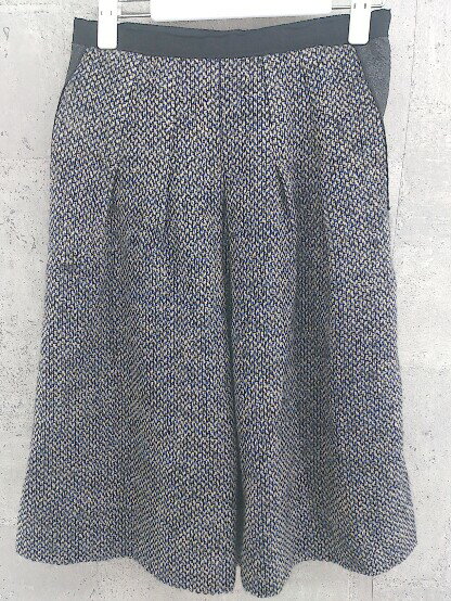 ◇ HIROKO BIS ヒロコビス ロング スカート 7 ブラック ブルー オフホワイト レディース 【中古】