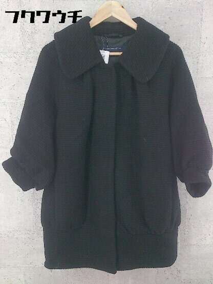 ■ FRENCH CONNECTION フレンチコネクション 長袖 コート サイズ12 ブラック レディース 【中古】