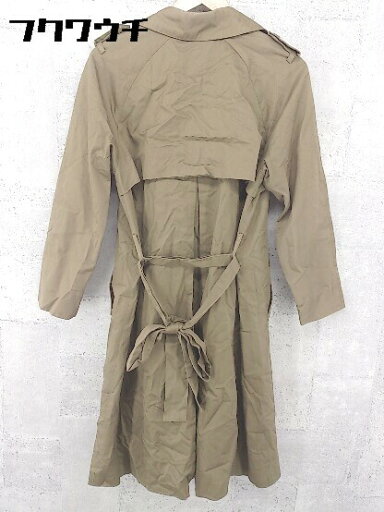 ■ ◎ URBAN RESEARCH アーバンリサーチ ベルト付 トレンチ コート FREE ブラウン レディース 【中古】