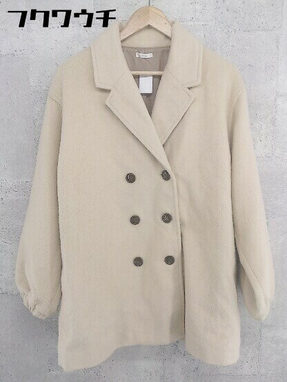 ■ apres jour アプレジュール 長袖 コート サイズF ベージュ系 レディース 【中古】
