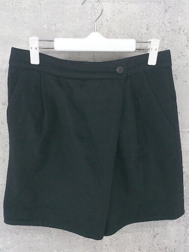 ◇ KNOTT ノット キュロット パンツ 1 ブラック レディース 【中古】 ◇ KNOTT ノット キュロット パンツ 1 ブラック レディース 【中古】
