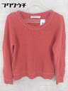 ◇ green label relaxing グリーンレーベル UNITED ARROWS ニット 長袖 セーター レッド系 レディース 【中古】