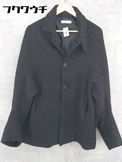 ■ and it アンドイット 長袖 コート サイズM ブラック レディース 【中古】
