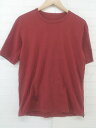 ◇ MONSIEUR NICOLE ムッシュニコル 半袖 Tシャツ カットソー サイズ48 レッド メンズ P 【中古】