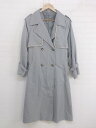 ◇ ◎ natural couture ナチュラルクチュール 長袖 トレンチ コート サイズF ブルー系 レディース P 【中古】(4)
