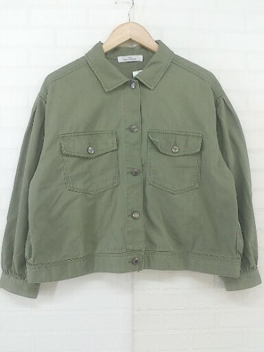 ◇ Ray Cassin レイカズン 長袖 ミリタリー ジャケット サイズM カーキ レディース P 【中古】 ◇ Ray Cassin レイカズン 長袖 ミリタリー ジャケット サイズM カーキ レディース P 【中古】