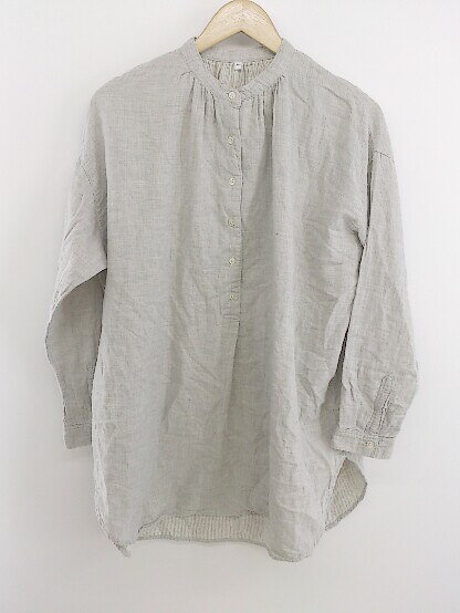 ◇ ◎ 無印良品 長袖 ブラウス カットソー サイズM グレー系 レディース P 【中古】のサムネイル