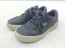 ◇ PUMA プーマ CALI EMBOSS 369734 03 スニーカー シューズ サイズ 22.5 ネイビー レディース P 【中古】