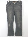 ◇ Levi's リーバイス フレア ジーンズ デニム パンツ サイズ29 ブラック系 レディース P 【中古】