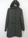 ■ MACKINTOSH マッキントッシュ 裏ファー キルティング 長袖 ロングジャケット サイズ34 ブラック レディース P 【中古】