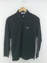 ◇ ◎ FILA フィラ 長袖 ポロシャツ サイズM ブラック メンズ P 【中古】