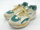 ◇ FILA フィラ FS1SIB1253X-WGN スニーカー シューズ サイズ 24 グリーン ホワイト レディース P 【中古】