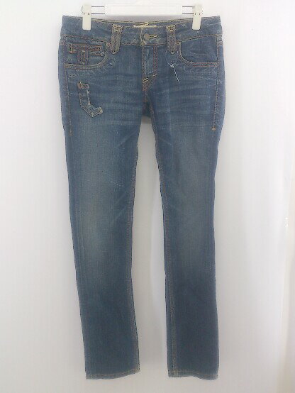 ◇ TAVERNITI SO JEANS タヴァニティ ソー ジーンズ ダメージ加工 ジーンズ デニム パンツ サイズ27 ブルー メンズ P 【中古】