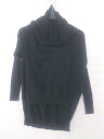 ◇ pattern torso antiqua アンティカ コットン ニット ロングテール 長袖 セーター ブラック レディース E 【中古】