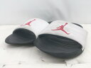 ◇ NIKE JORDAN BREAK SLIDE サンダル シューズ サイズ26cm ホワイト ブラック メンズ E 【中古】