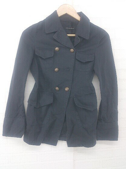 ◇ CARICATURE カリカチュール かっちり 6B 長袖 ジャケット コート サイズ36 ブラック レディース E 【中古】